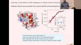Exercises: Running Simulations with OpenMM