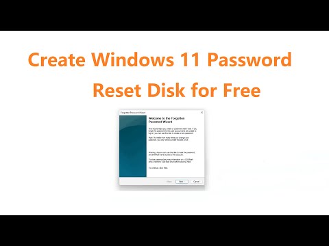 Create Windows 11 Password Reset Disk for Free