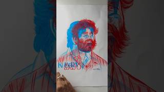 3D artwork ❤️ 💙| #Kuberaa #3dartwork #analgyphart #redblueart #dhanush #nagarjuna #kuberaamovie