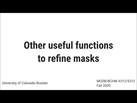 Other useful functions for refining masks
