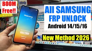 Samsung FRP Tool 2026, Google Account Remove Android 14/15/16 | FRP Bypass