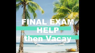 IWU Final Exam Help