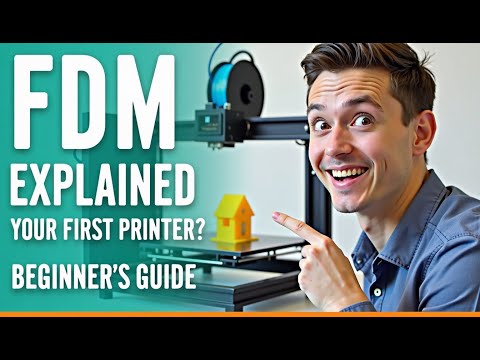FDM 3D Printing Explained: Your First Printer Type! (Beginner's Guide)