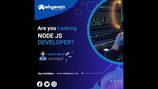 Are You Looking Node JS Developer  #webgensis #viralvideo #trending #shortvideo #youtube #shorts