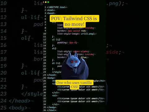 Tailwind CSS is no more!💀 #coding #tailwindcss #tailwind #codingmeme