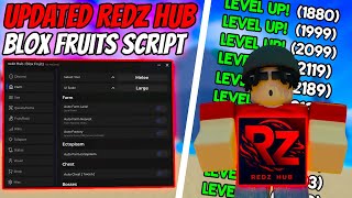UPDATED Redz Hub Script - Blox Fruits Script | Auto Farm, Mastery, Sea Event & More (No Key)