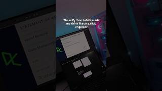 These Python Habits Turned Me Into a Real Machine Learning Engineer #machinelearning #python #ai