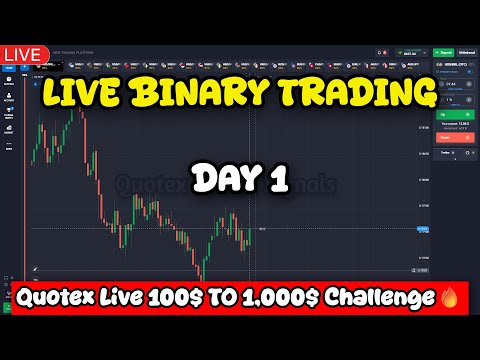 🔴 LIVE QUOTEX SIGNALS | DAY 1 100$ TO 1000$ CHALLENGE