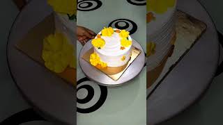 Floral Theme Cake 🥰🥰🥰 #cake #cakedeco #trending #chocolatecake #viral #viralvedios #recipes