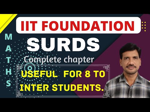 SURDS | Types of Surds | Square roots of surds | Cube roots of surds | Conjugates of surds.
