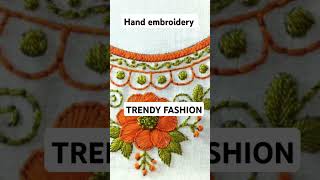 hand embroidery #handembroiderykameezdesign #trendyfashion #latest #viralshorts