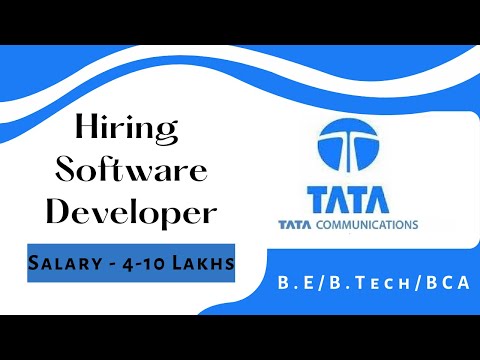 Tata Communications Hiring Software Developer | Software Jobs 2022 | Freshers | Job | #shorts