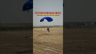#indianairforce in #patna #suryakiran #airshow #skydiving #paragliding #indianarmy #marinedrivepatna