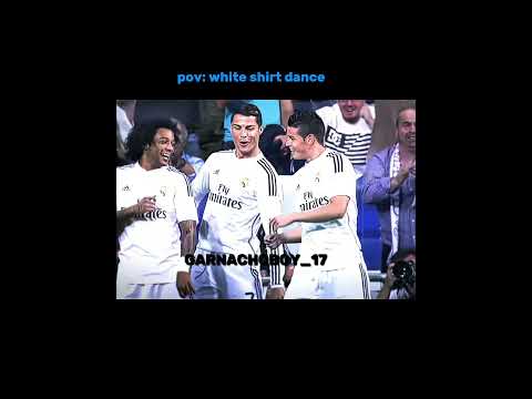 POV: WHITE SHIRT DANCE 🥶 #edit #ronaldo #realmadrid #fypviralシ