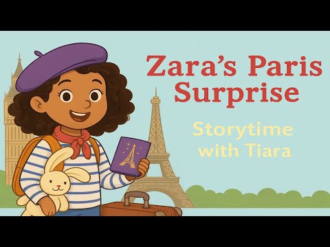 Zara's Paris Surprise | Storytime with Tiara | Short Story for Kids