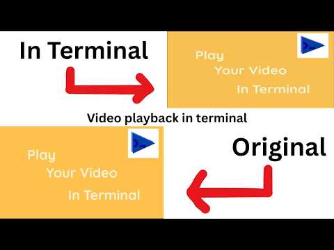 True Video Playback in Terminals