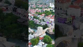 Mostar’s Iconic Bridge: The Heart That Rebuilt a City 🇧🇦 #travel