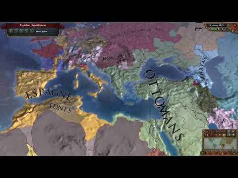 Europa Universalis IV  - Mare Nostrum -  Timelapse