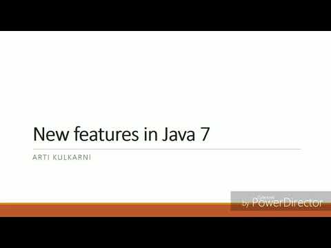New features in Java 7