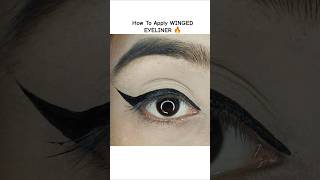 liquid eyeliner tutorial for beginners 🔥#makeup #youtubeshorts #shorts #shortvideo #viralvideo #new
