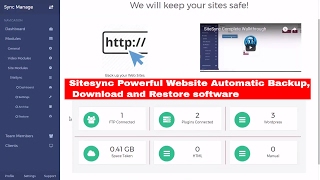 Sitesync Review Discount and Demo [Best Backup website in cpanel WordPress HTML FTP]