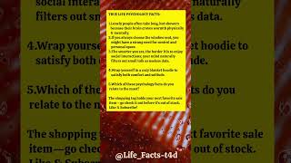 True Life Psychology facts/ Dark Psychology facts#shorts