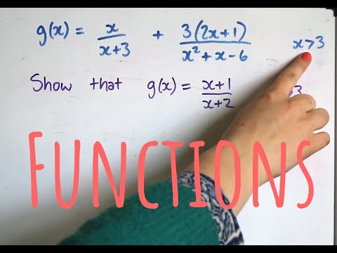 Functions - Domains, Ranges, Composites and Inverses