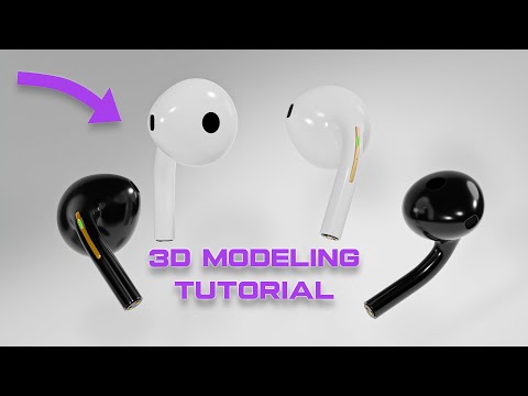 3D Earphones Modeling | Blender Tutorial For Beginners