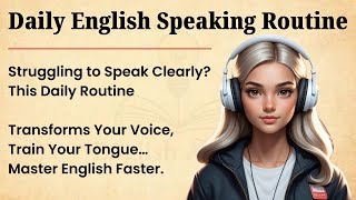 Daily English Speaking Routine 🔥| Graded Reader ✅| Train Your Tongue for Fluency