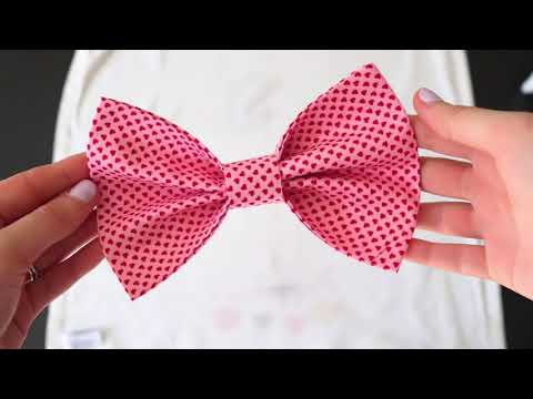 Easy No Sew Dog Bowties (instructions for sewing included)