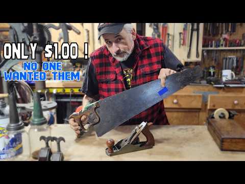 Saving History One Rusty Antique Tool at a Time: The $1 tools No One Wanted