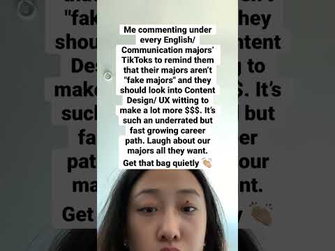 #contentdesign #uxwriting #communicationmajor #englishmajor #collegelife #careeradvice