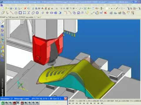 Computer-Aided Design CAD 5 axis machining Topsolid