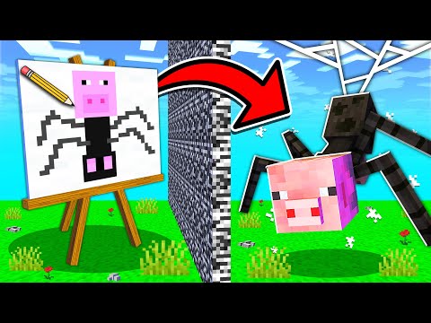What I DRAW Comes To Life in a MOB BATTLE!!!