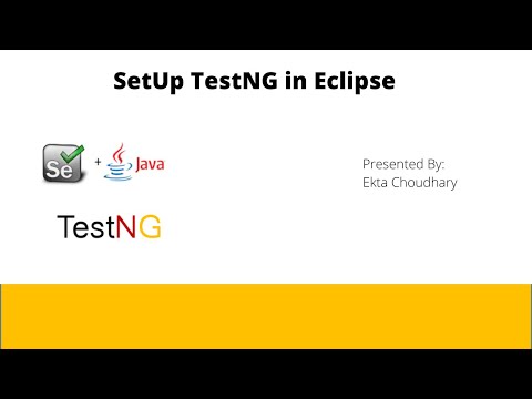 Starting with TestNG || How to setup TestNG plugin in Eclipse || Install TestNG (Series - Part 1)