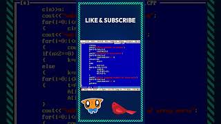 "Mind-Blowing C++ Hack to Swap Array Elements Alternately!" #coding #turboc++