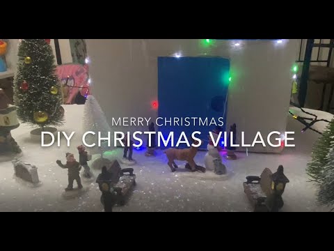 Building a Christmas village for Kids | Holiday activities for Kids | Kids away from Screens