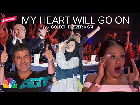 Amazing singer Audition Singing My Heart Will Gi On-celine dion-America's Got Talent