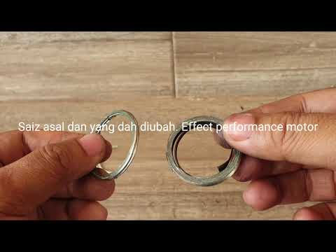 5# Sym VF3i LE | Modify Gasket Ekzos - Tambah power motor!