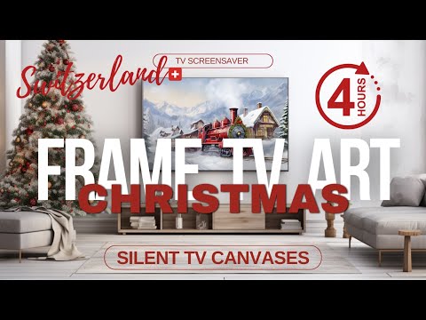 SWISS CHRISTMAS WONDERLAND SLIDESHOW FOR EVERY TV l FRAME TV SCREENSAVER @SilentCanvases #christmas
