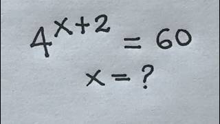 Solve for x in this nice exponential equation | Math Olympiad Mathematics