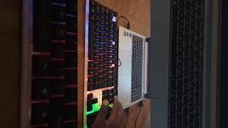 how to on and off your backlight external keyboard
