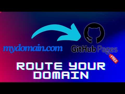 How to route a custom domain to your GitHub Pages site, in 2 min!
