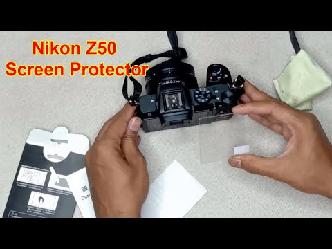 Nikon z50 screen protector apply