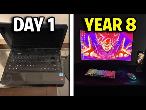 8 Year Gaming Setup Progression...