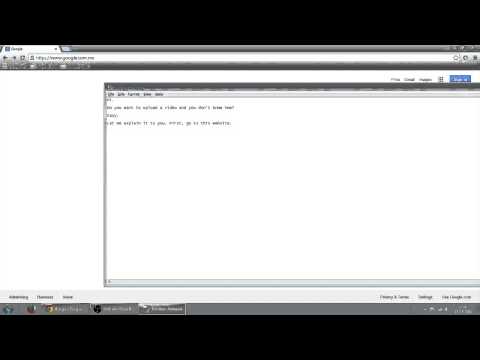 Basic Internet Tutorial - How to... Upload videos to Youtube (easy)