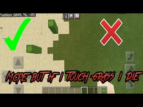Minecraft but if you touch grass you die! minecraft but if you touch grass you die mod download link