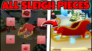 ALL SLEIGH PIECE LOCATIONS IN BUBBLE GUM SIMULATOR INFINITY