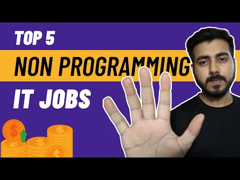 Top 5 Non programming IT  jobs | No code | codeVenger