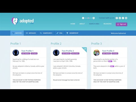 Welcome to your Adopted com profile!